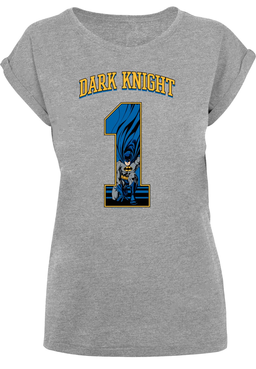 

Рубашка F4NT4STIC DC Comics Batman Football Dark Knight, пятнистый серый