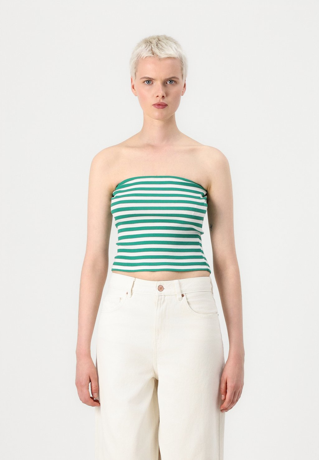 

Топ VMLISE BANDEAU Vero Moda, белый