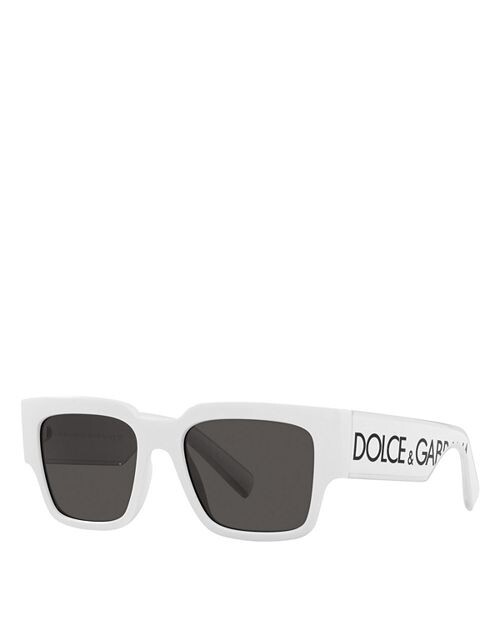 

Квадратные солнцезащитные очки, 52 мм Dolce & Gabbana, цвет White