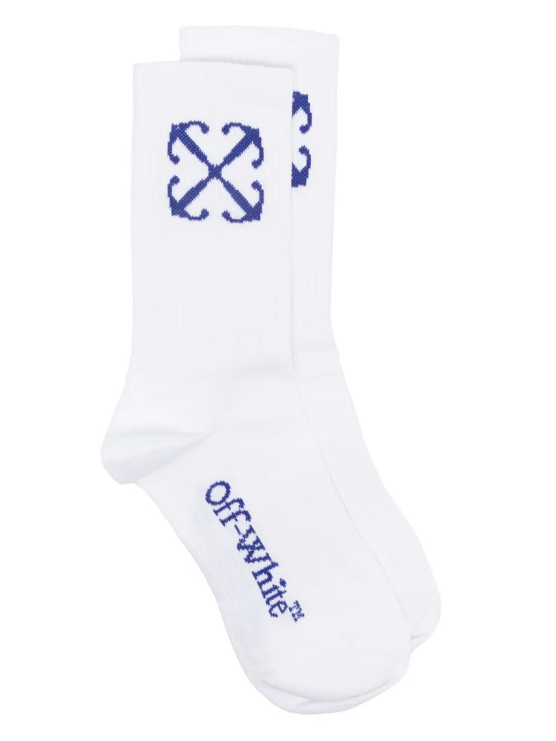 

Off-White носки с логотипом Arrows, белый