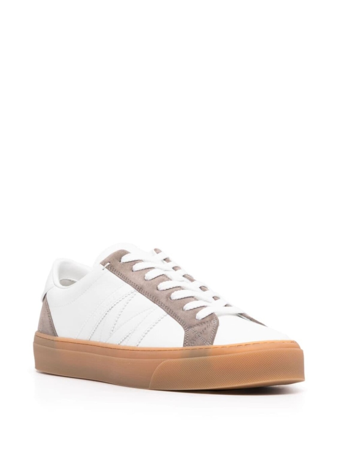 

Moncler кожаные кроссовки Monaco 2, белый