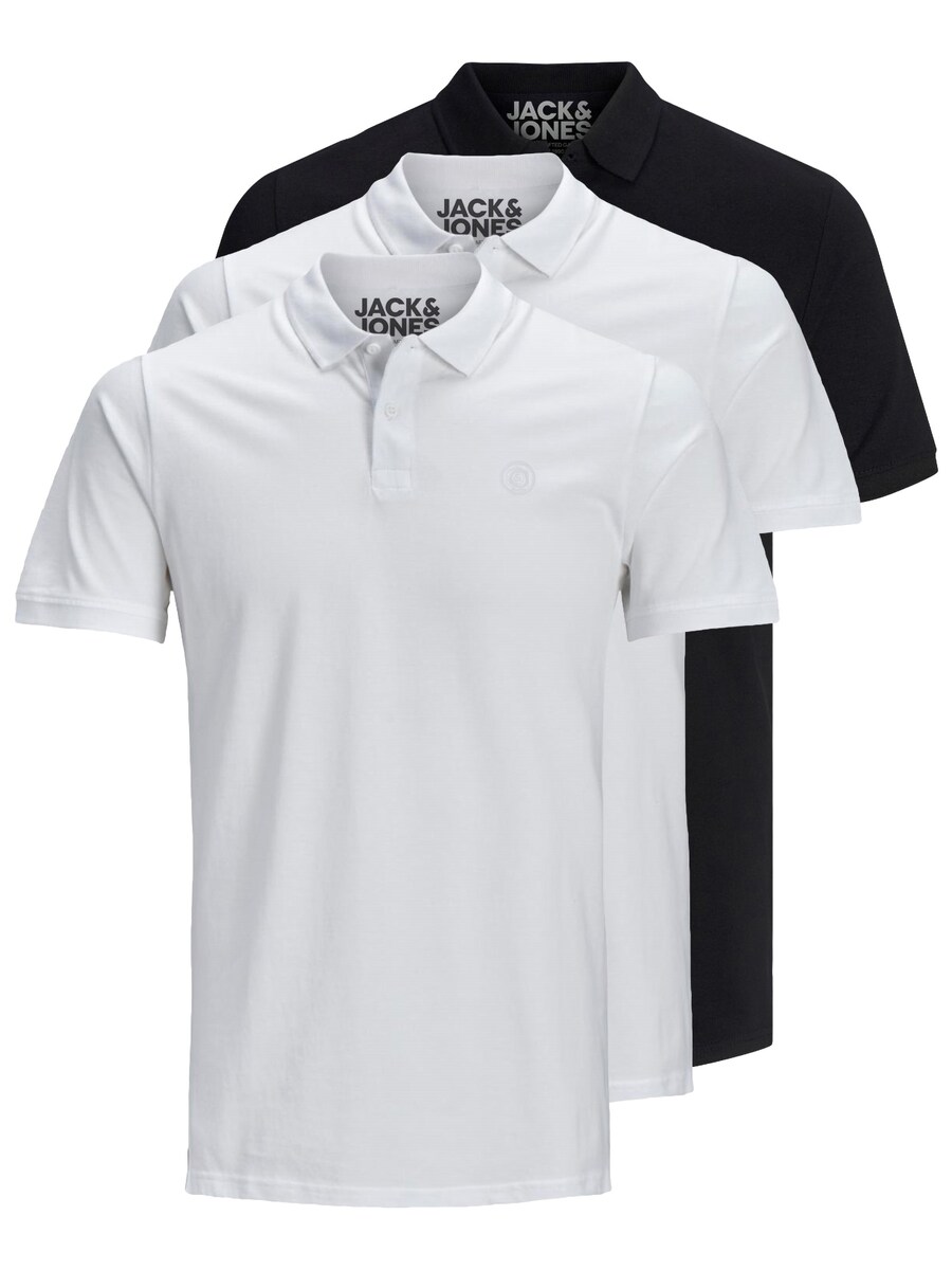 

Рубашка JACK & JONES JJBasic, черный/белый
