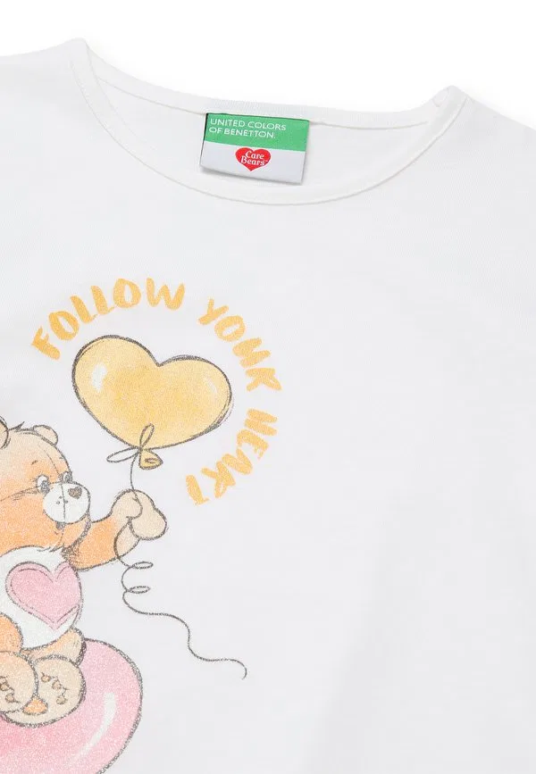 Футболка с принтом United Colors Of Benetton, White — фото 3