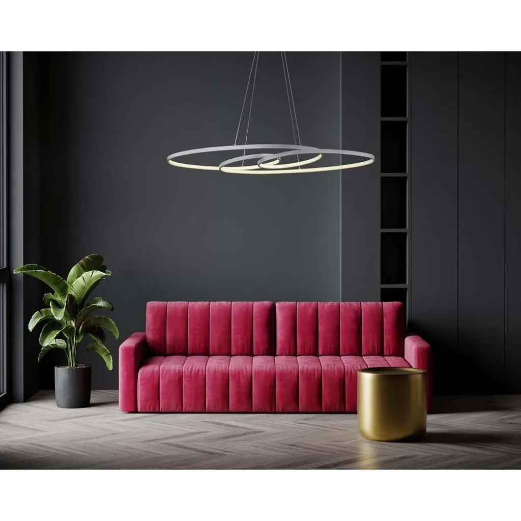 

Подвесной светильник Globo Lighting, серебряный