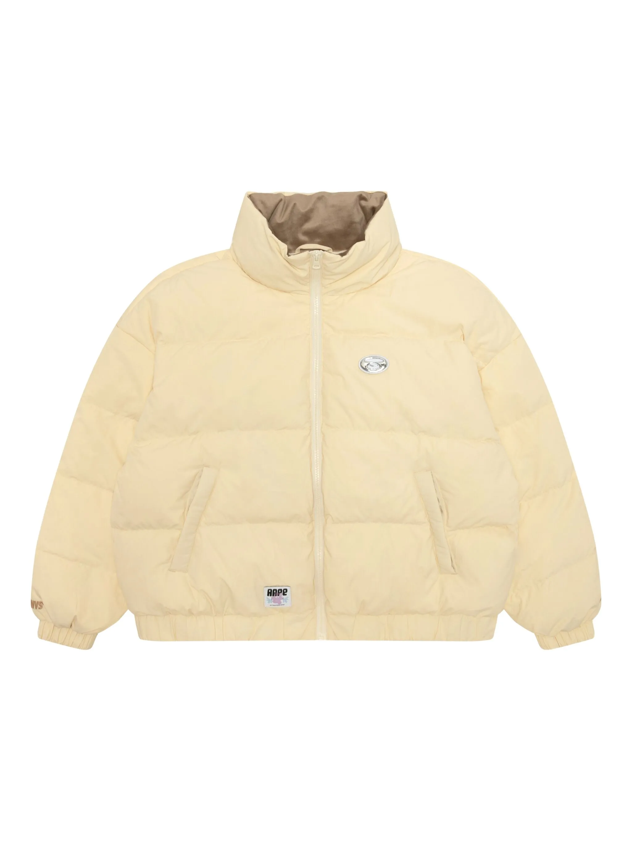 

Пуховик Moonface Aape By A Bathing Ape, желтый