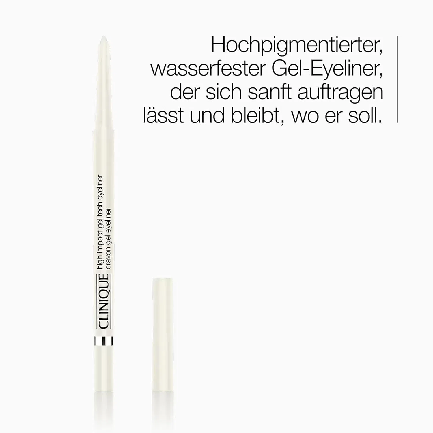 Гелевая подводка для глаз «High Impact Gel Tech Eyeliner» от Clinique Clinique, Bright White — фото 2
