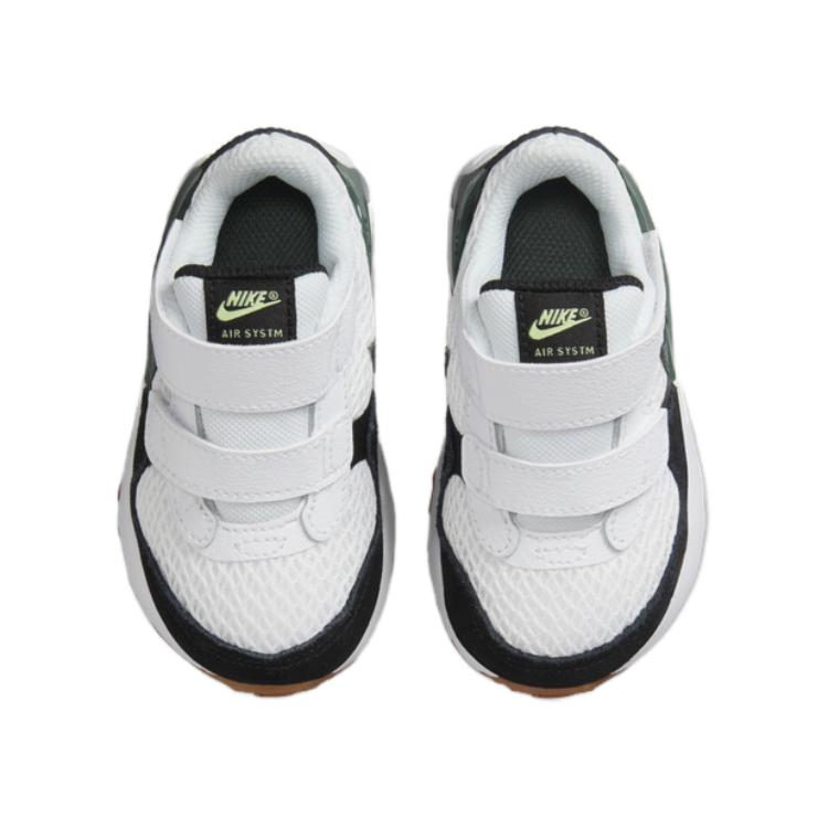 Кроссовки Nike Air Max SYSTM Low Top для малышей, цвет Vintage Green/Black/Light Yellow Green — фото 3