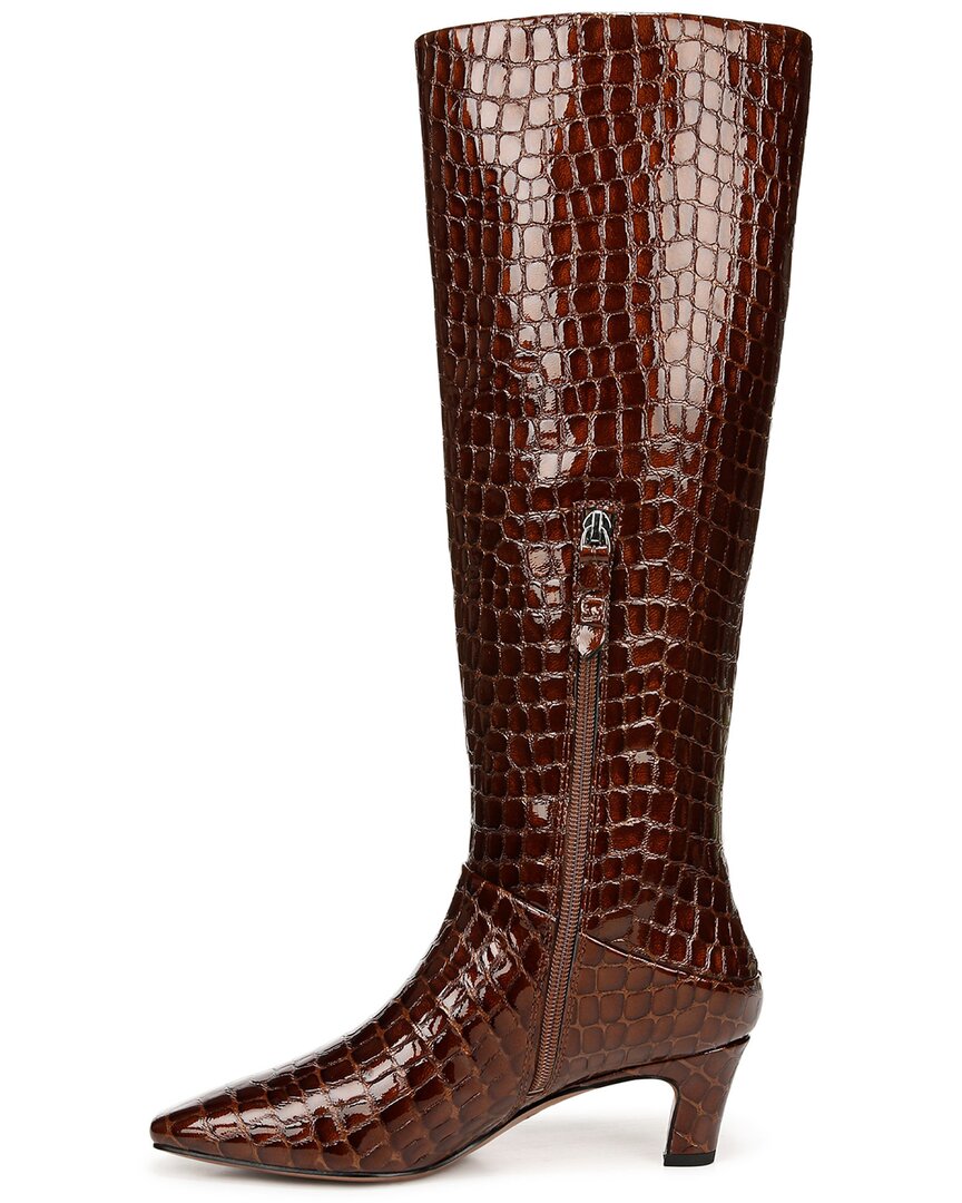 Franco Sarto Andria Кожаные сапоги для широких икр, коричневый — фото 2