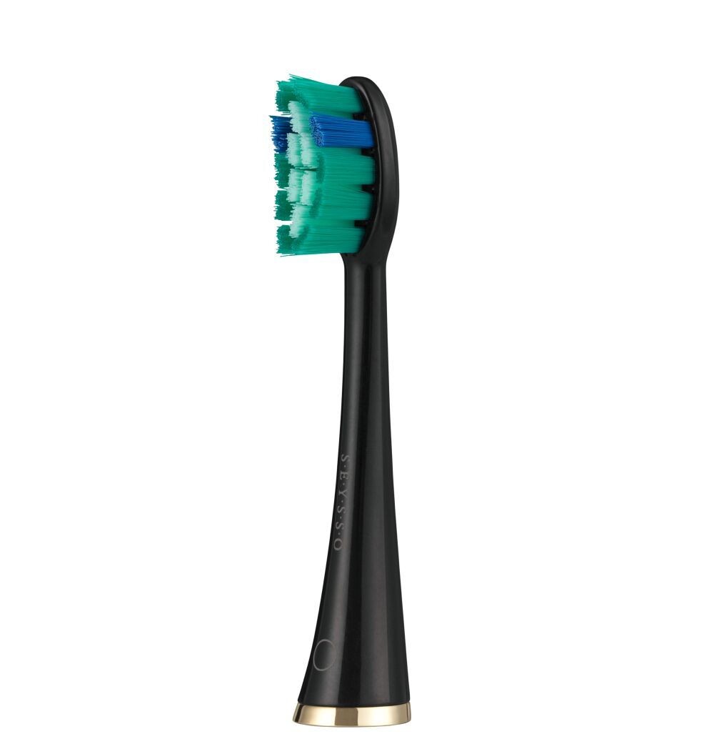 

Насадки для звуковой зубной щетки SEYSSO Gold Black Whitening, 2 шт