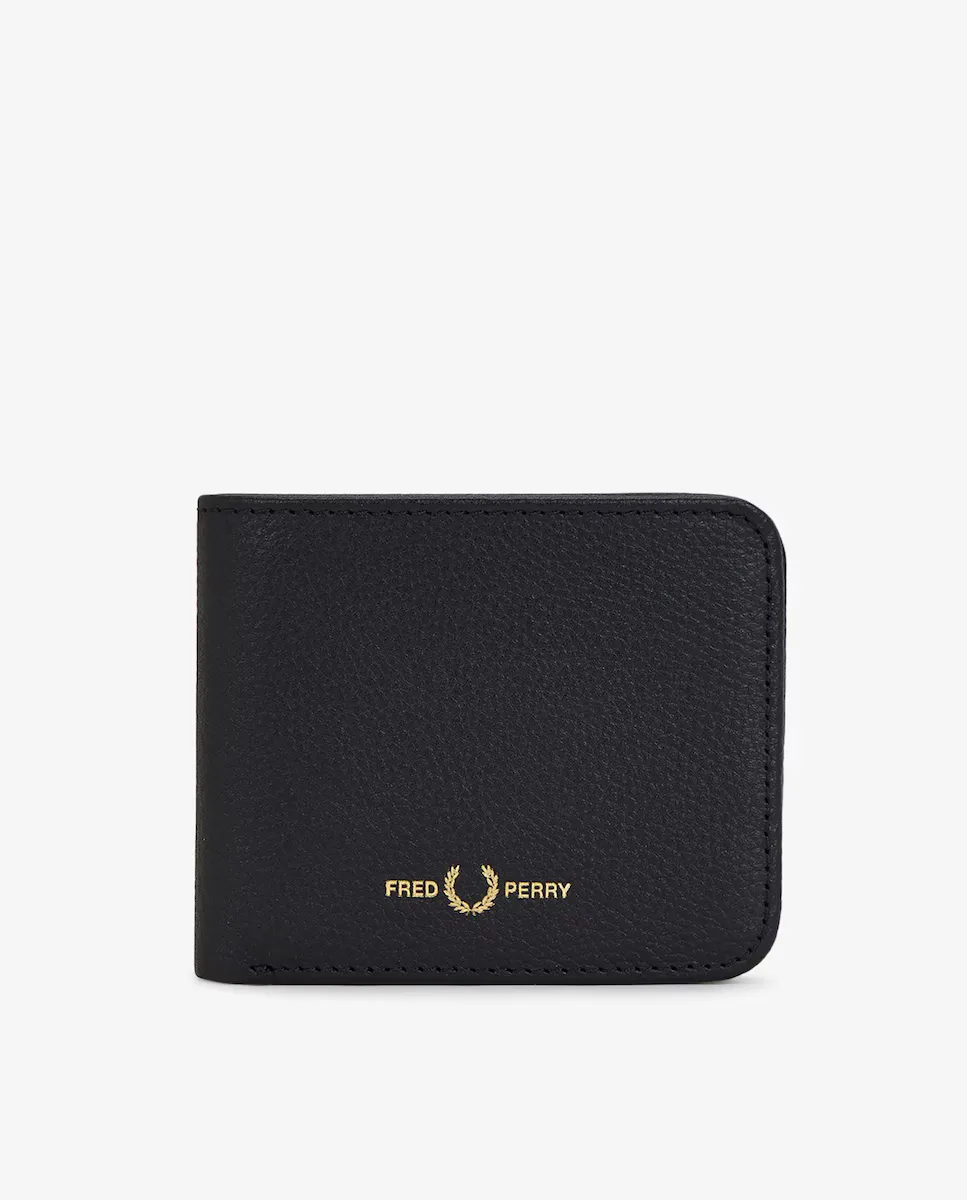 

Мужской черный кожаный кошелек Fred Perry