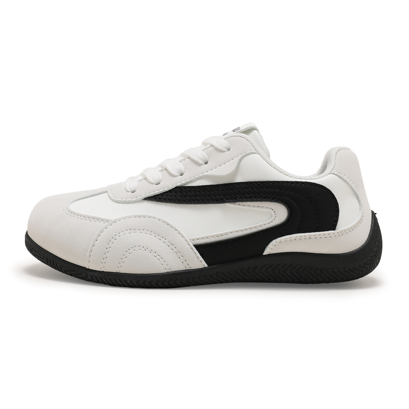 

Кроссовки для скейтборда Racing Shoes Mesh Coverage Abrasion Resistant Low top Unisex HUANQIU, белый черный