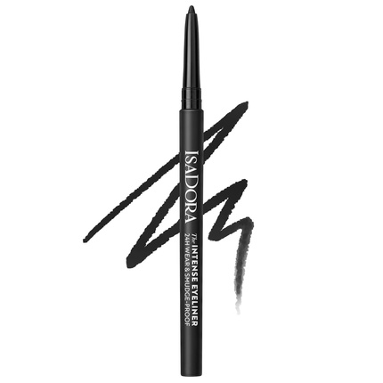 

Kajal Waterproof Black Intense 24h - сильная фиксация без размазывания Isadora