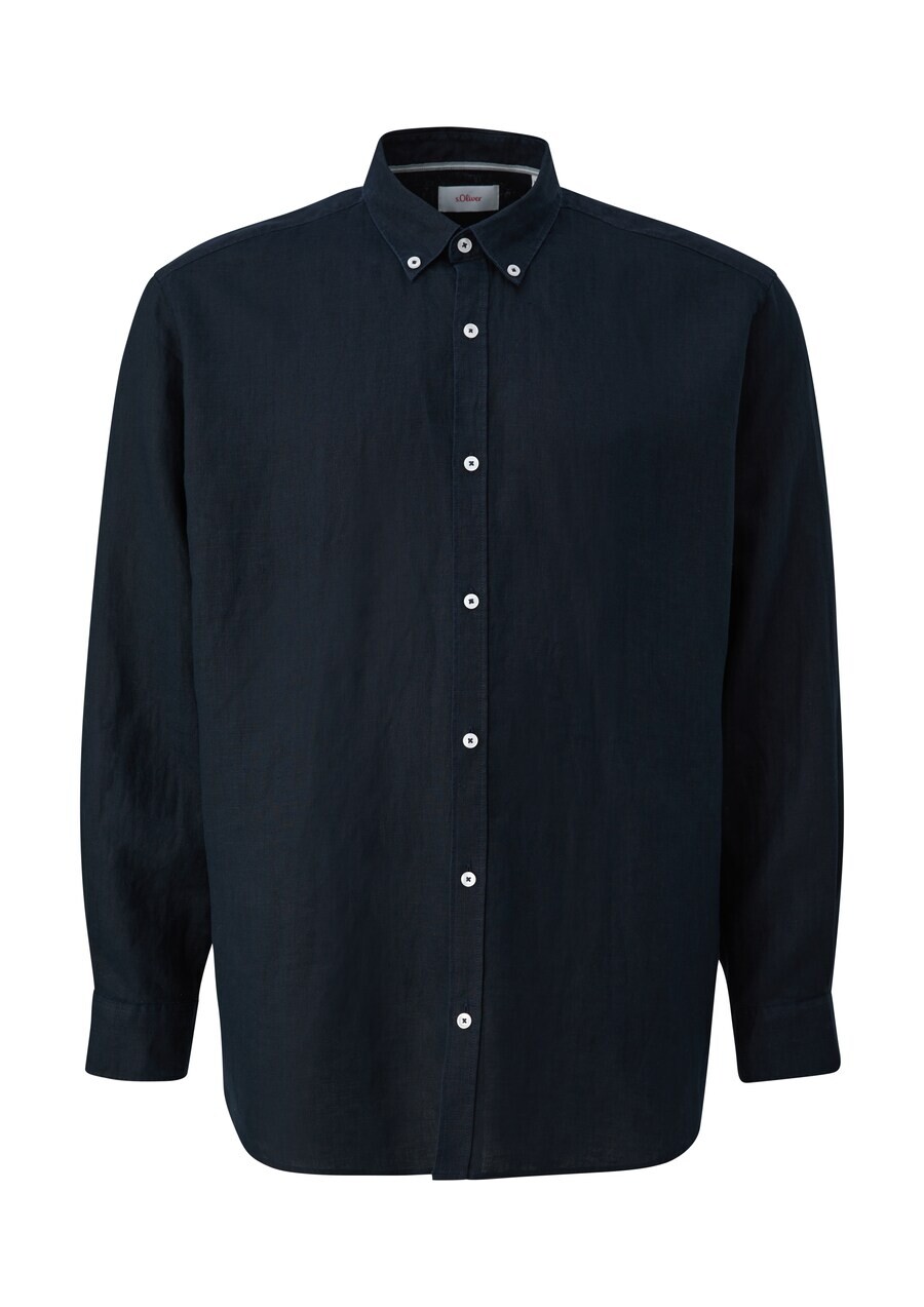 

Рубашка s.Oliver Men Big Sizes Regular fit Button Up, темно-синий