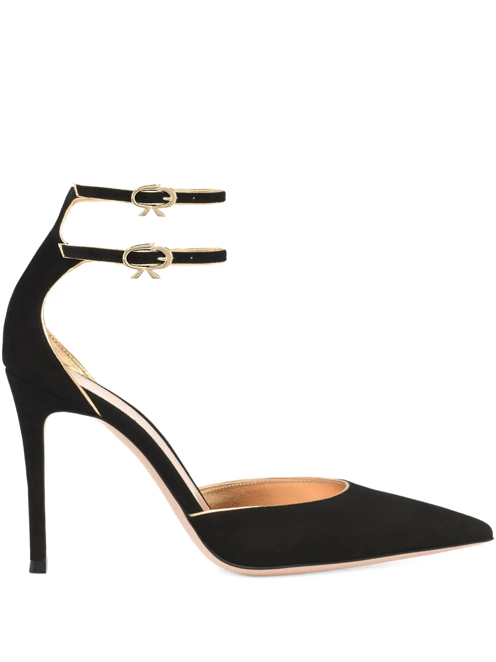 Туфли Ivette на каблуке 100 мм Gianvito Rossi, черный