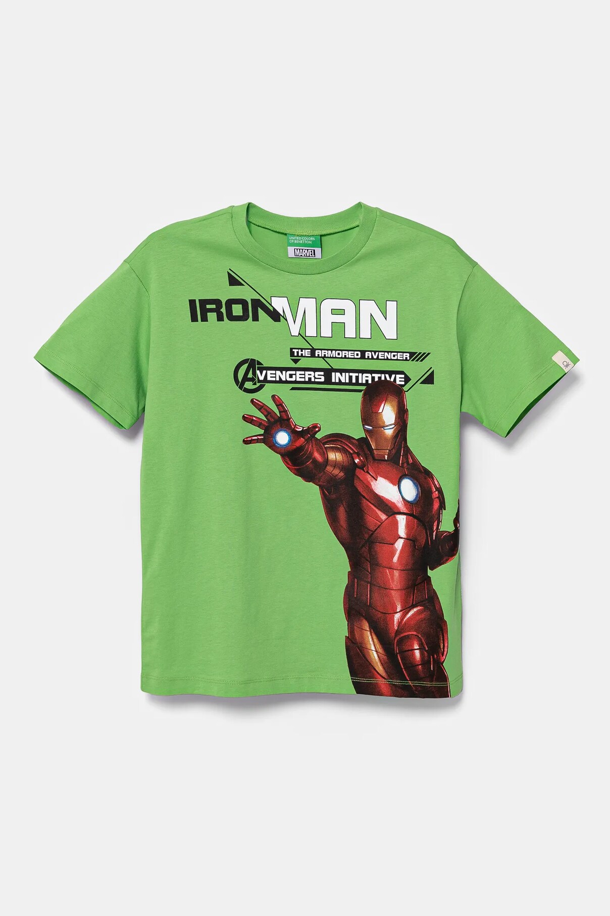 

Футболка хлопковая детская x Marvel United Colors Of Benetton, зеленый