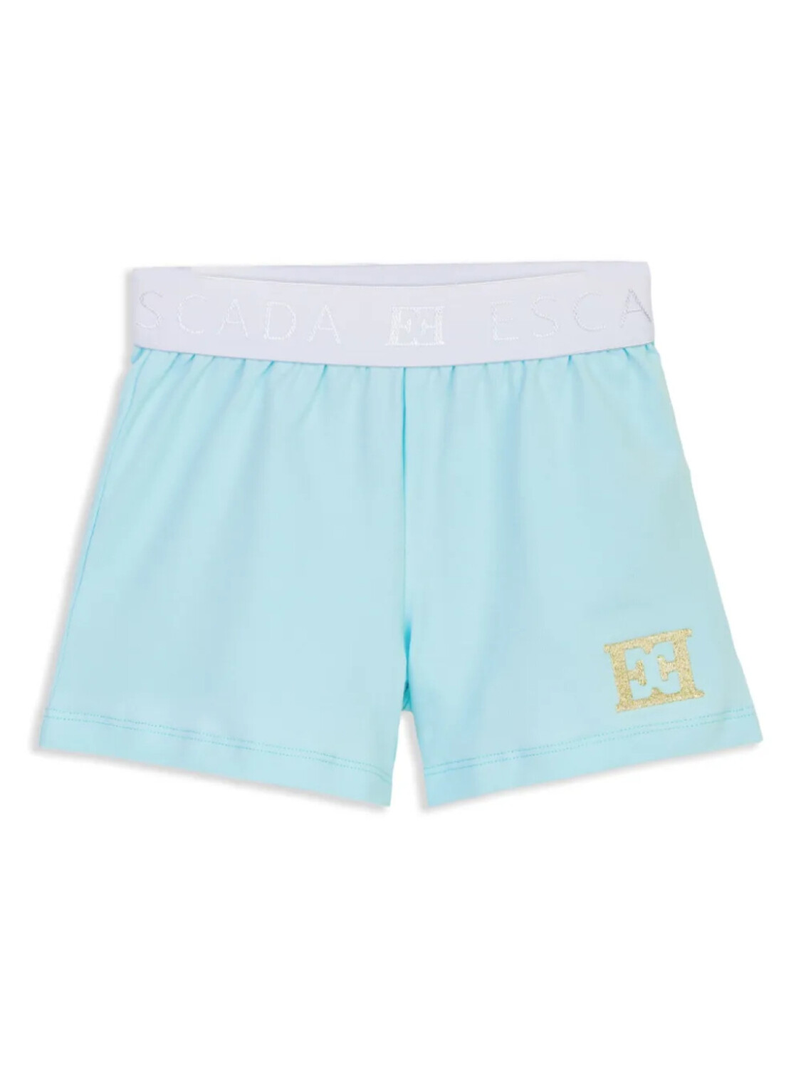 

Шорты Escada Kids с вышитым логотипом, синий