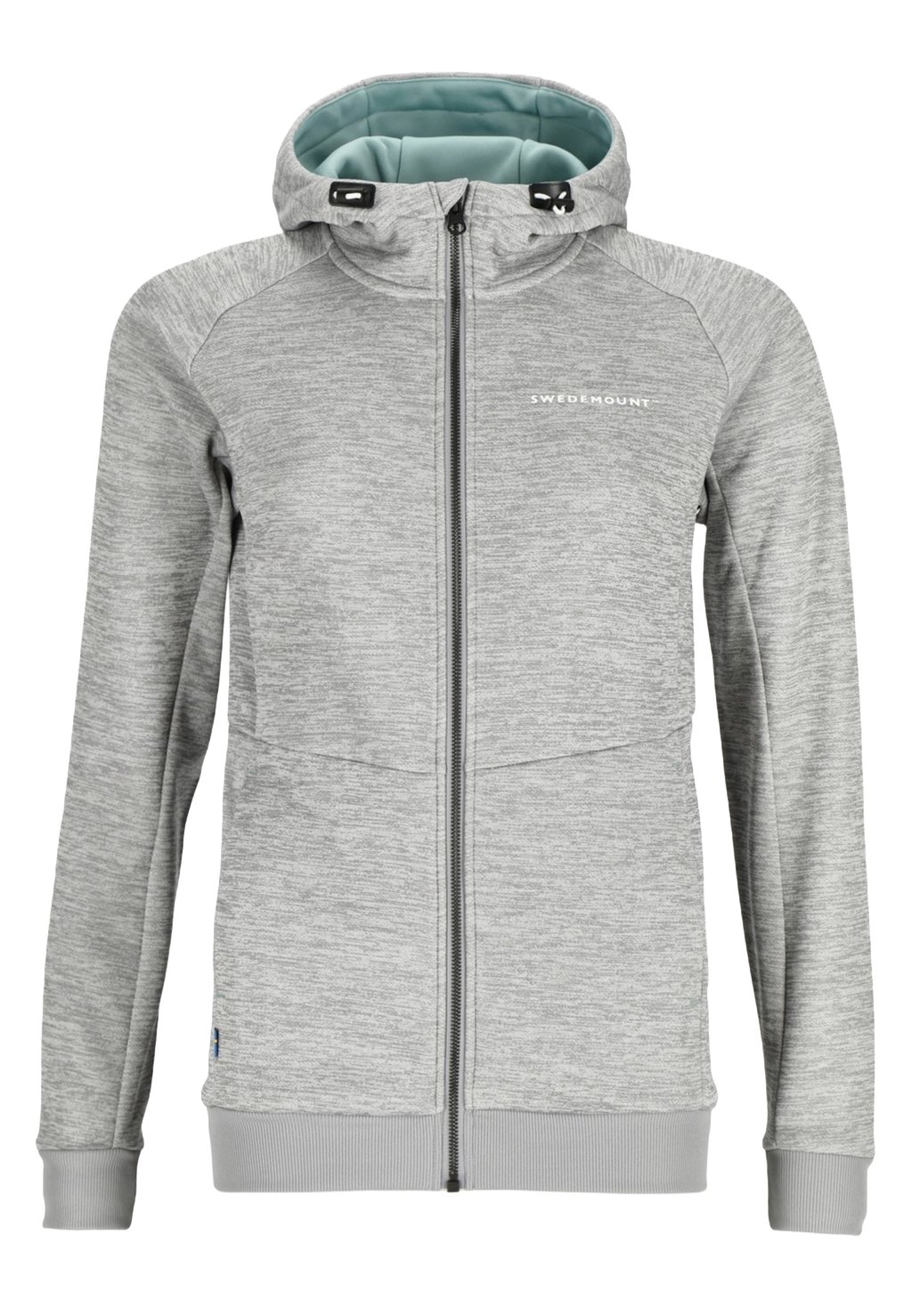 

Толстовка на молнии TRAINING LOGO ZIP HOOD W II - Fleece jacket Swedemount, серый