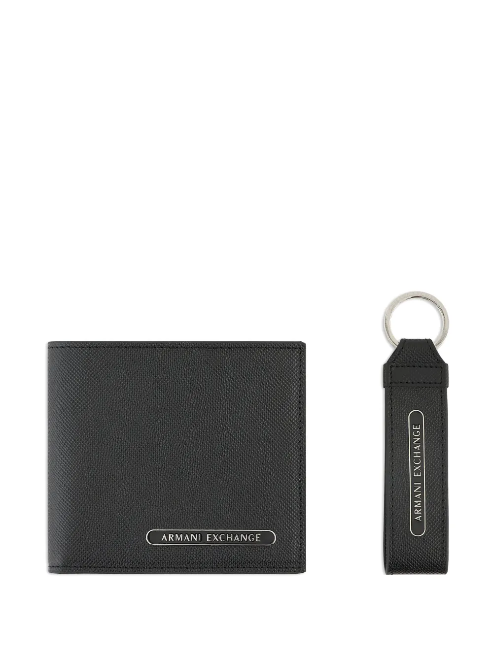 

Кошелек с логотипом Armani Exchange, черный