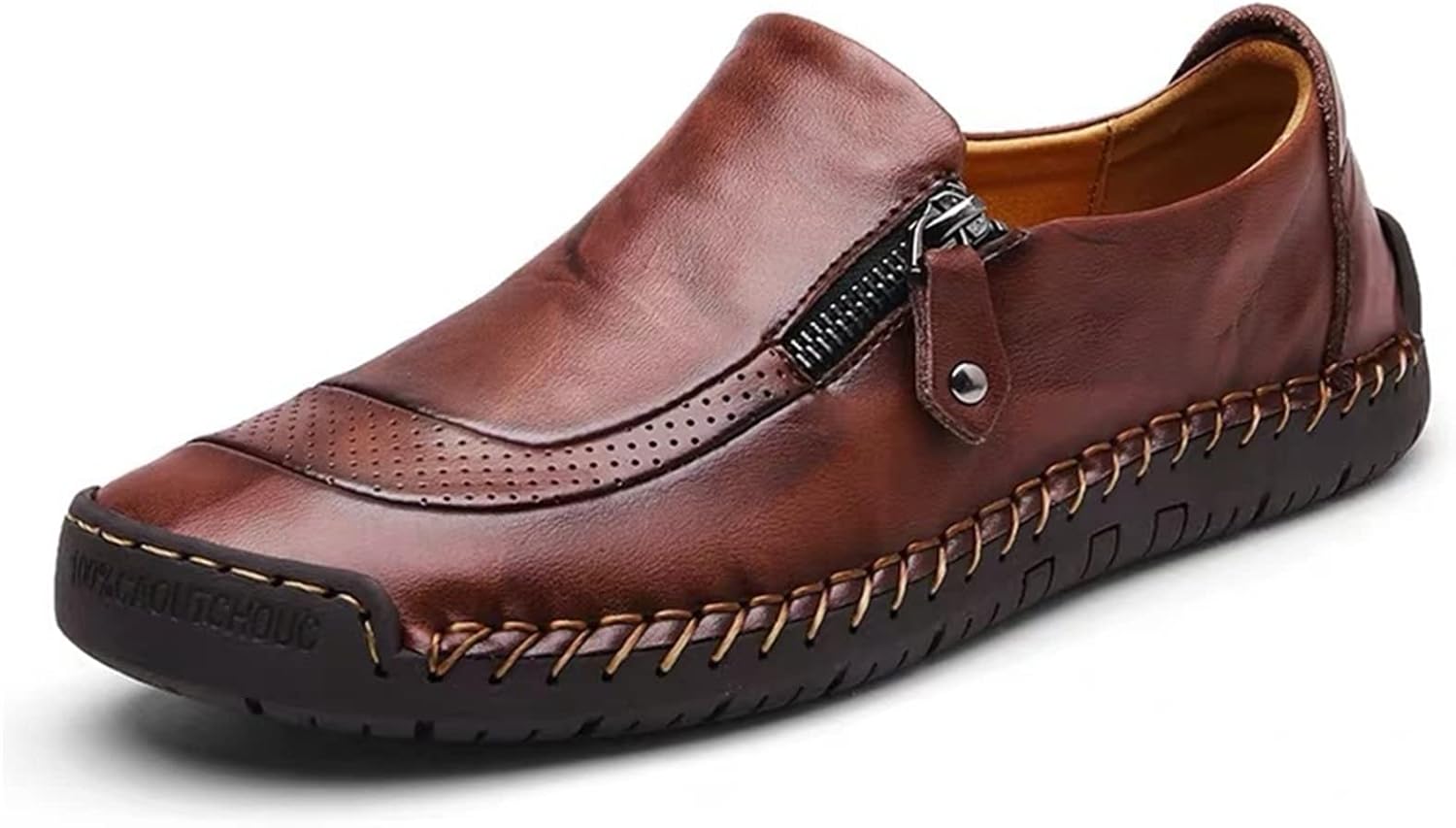 

Мужские повседневные туфли CHUUMEE, лоферы без шнурков, удобные легкие прогулочные туфли для мужчин, коричневый