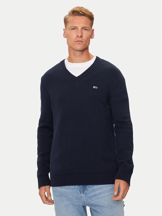 

Облегающий свитер Tommy Jeans, синий