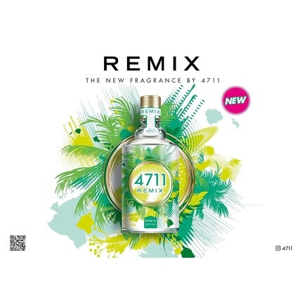 4711 Remix Cologne Green Oasis Eau De Cologne 100ml Natural Spray Vaporisateur — фото 2
