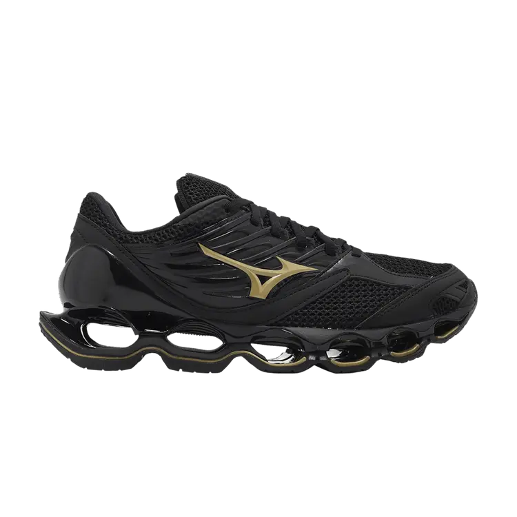 

Кроссовки Mizuno Wave Prophecy 13 S Black Gold, черный