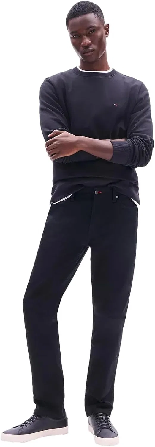 TOMMY HILFIGER мужской свитшот Crew Collection 2025, черный — фото 2
