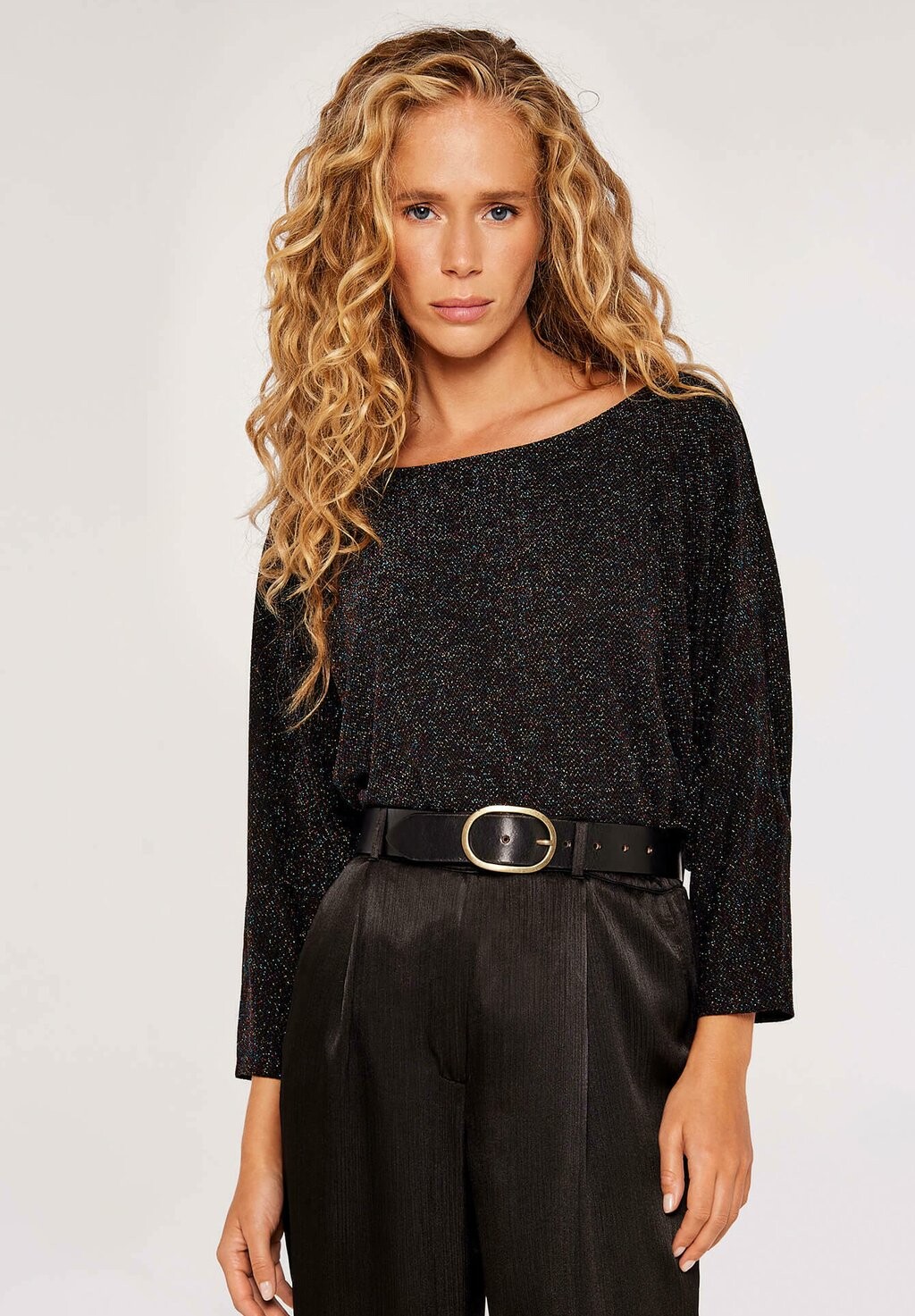 

Блуза SPARKLING BATWING Apricot, цвет assorted black