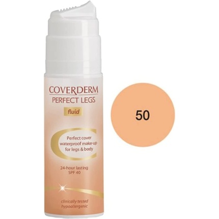 

Perfect Legs Флюид-водостойкий макияж для ног и тела с SPF 40, Coverderm