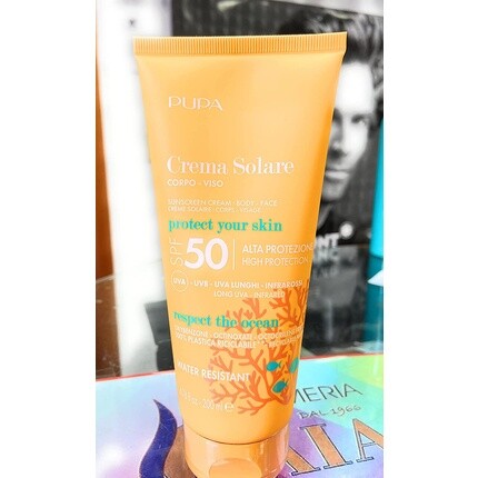 

Солнцезащитный крем для тела и лица Spf 50 200мл, Pupa