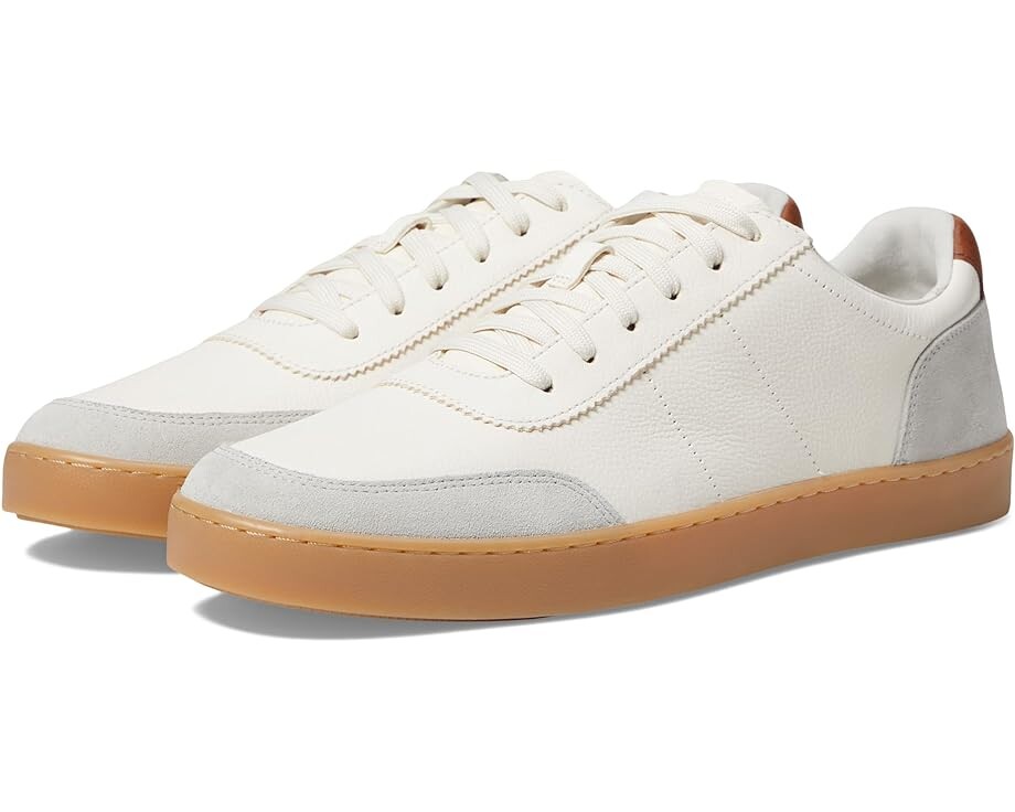 

Кроссовки Allen Edmonds Liam U Throats, цвет White Leather, Серый, Кроссовки Allen Edmonds Liam U Throats, цвет White Leather