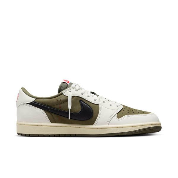 Кроссовки 1 ретро низкие og sp x travis scott Air Jordan, зеленый — фото 2