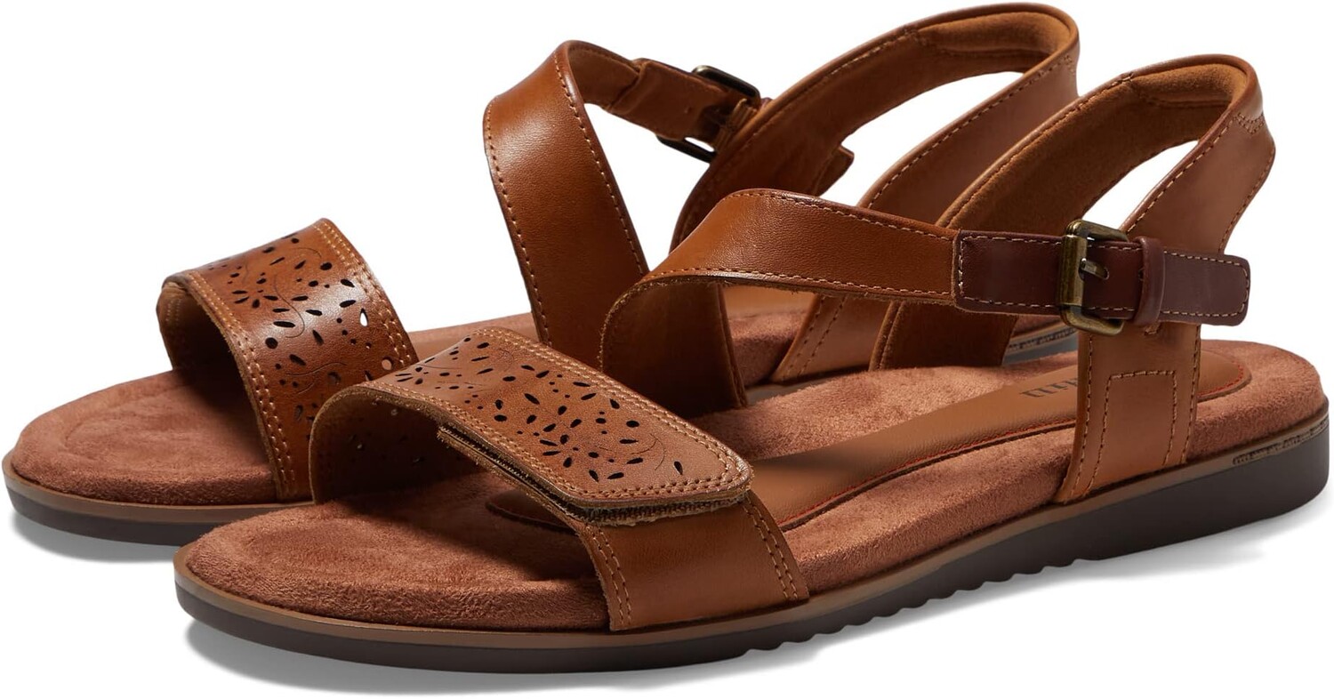

Сандалии на плоской подошве Zion Two-Piece Cobb Hill, цвет Amber Leather