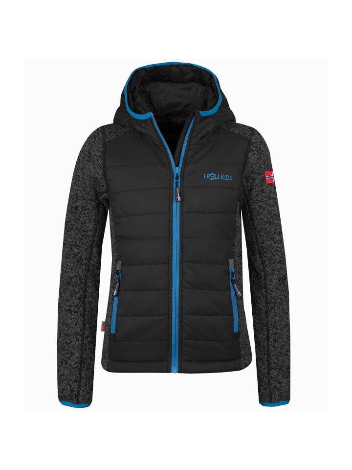 

Флисовая куртка Trollkids Hybridjacke Skabu, цвет dark grey