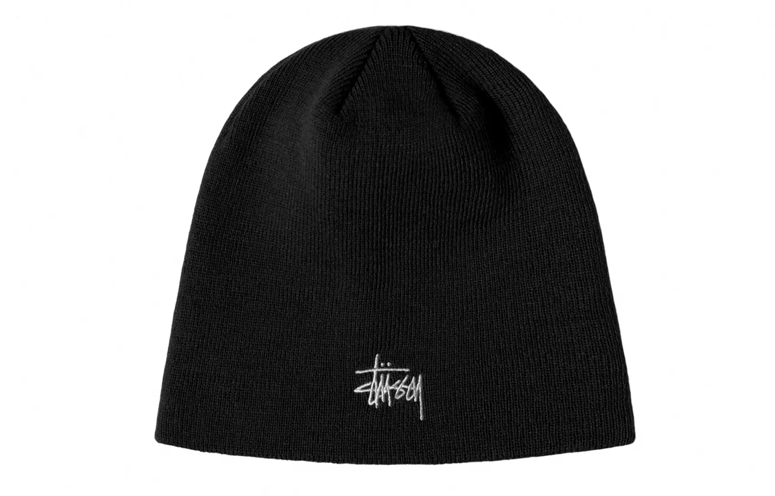 

Stussy Акриловая шапка-бини унисекс черная