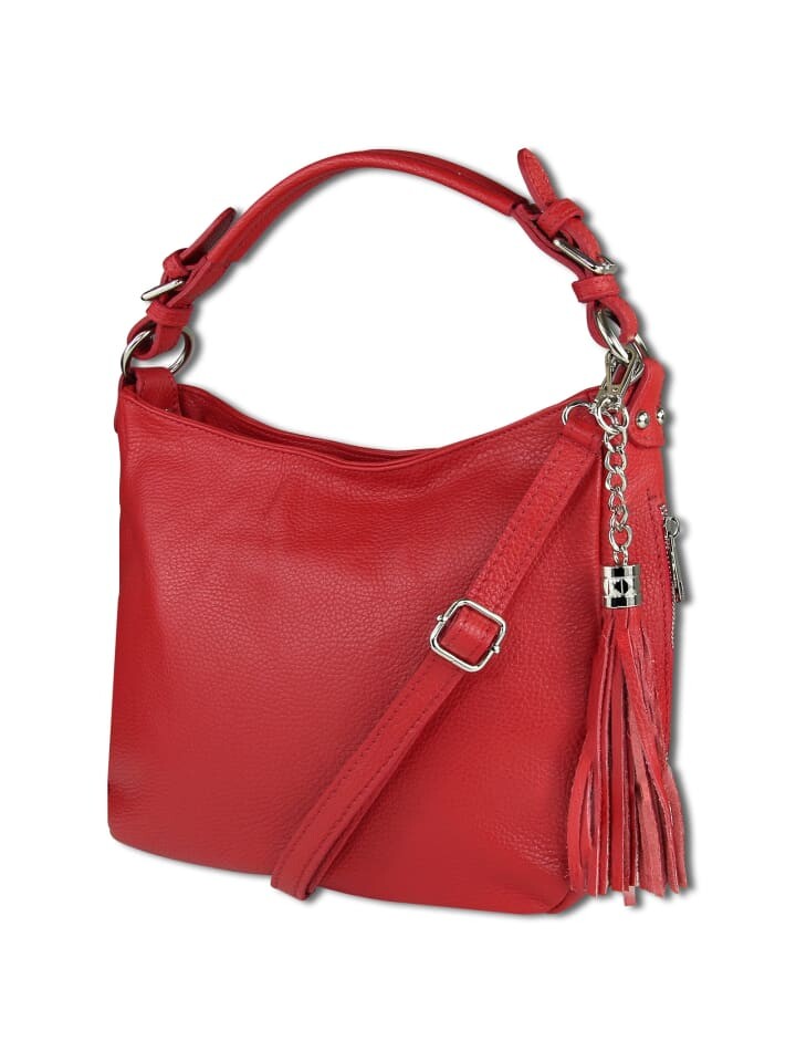 

Наплечная сумка Toscanto Schultertasche, Shopper Leder rot ca. 30cm