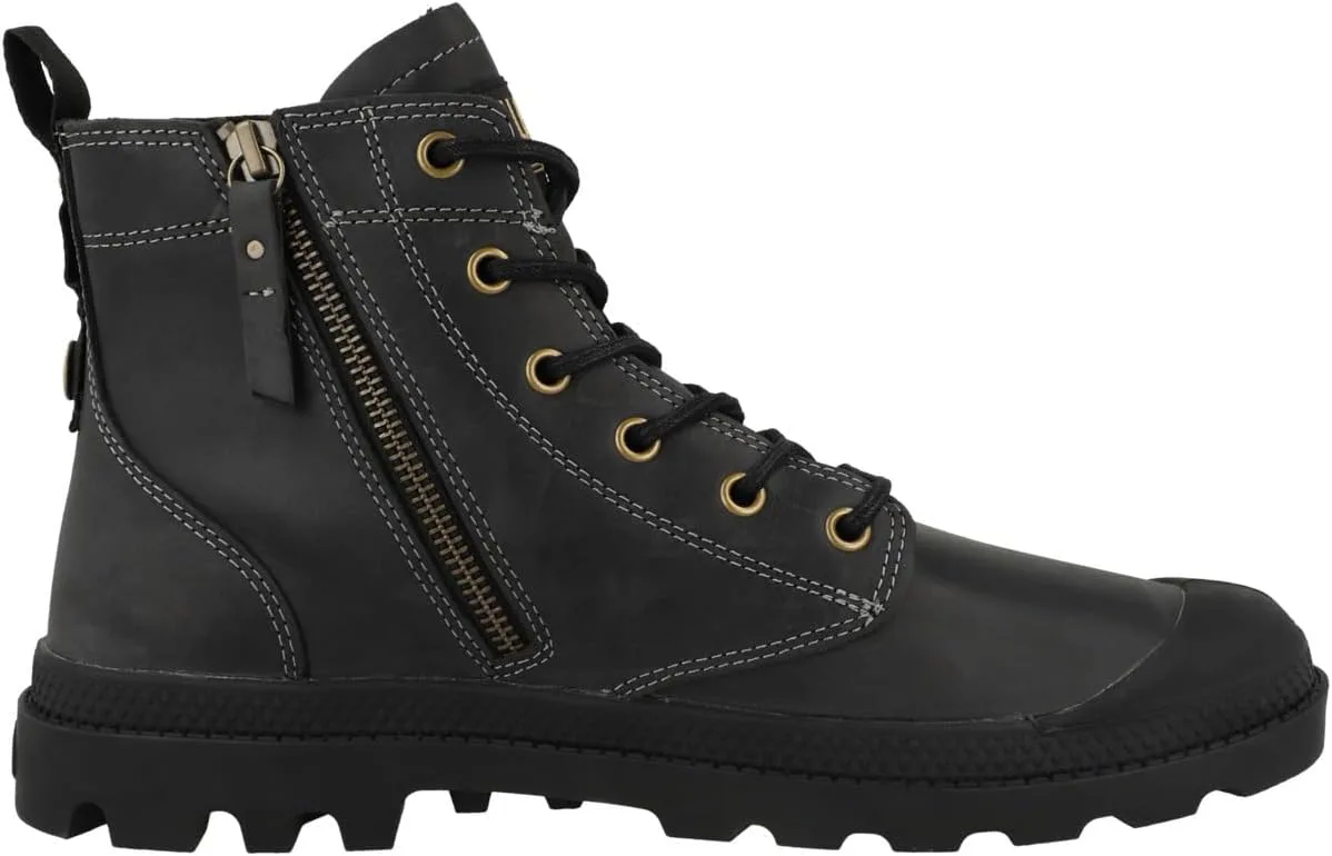 Ботинки Palladium Unisex Pampa Zip LTH Legacy Ankle Boot, черный — фото 3