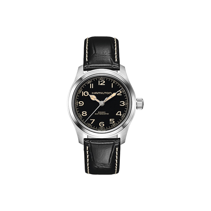 

Hamilton Часы Khaki Field Series Automatic Mechanical Movement Unisex Watch 38 Black Dial, Black Dial H70405730