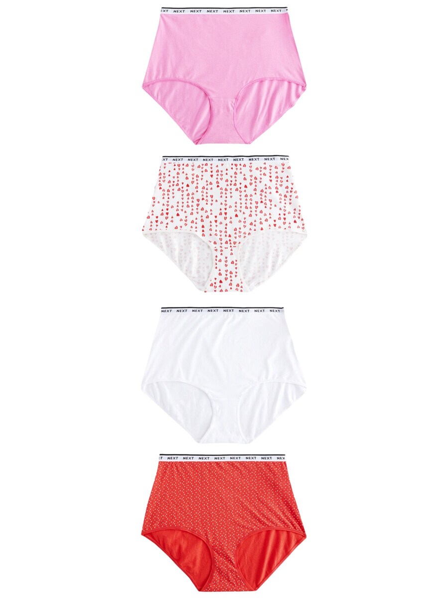 

Трусики Next, цвет Light pink/Red/White