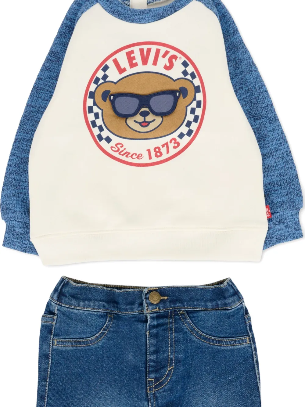 Костюмы с брюками с логотипом Levi's Kids, синий — фото 3