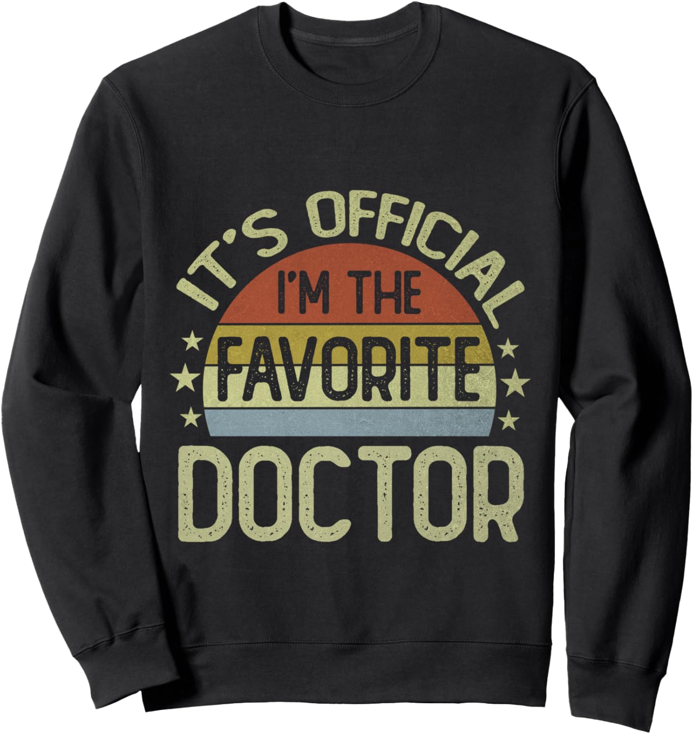 

Официально: Я - любимый доктор! Ретро-винтажная толстовка Funny Doctor Birthday Gifts, черный
