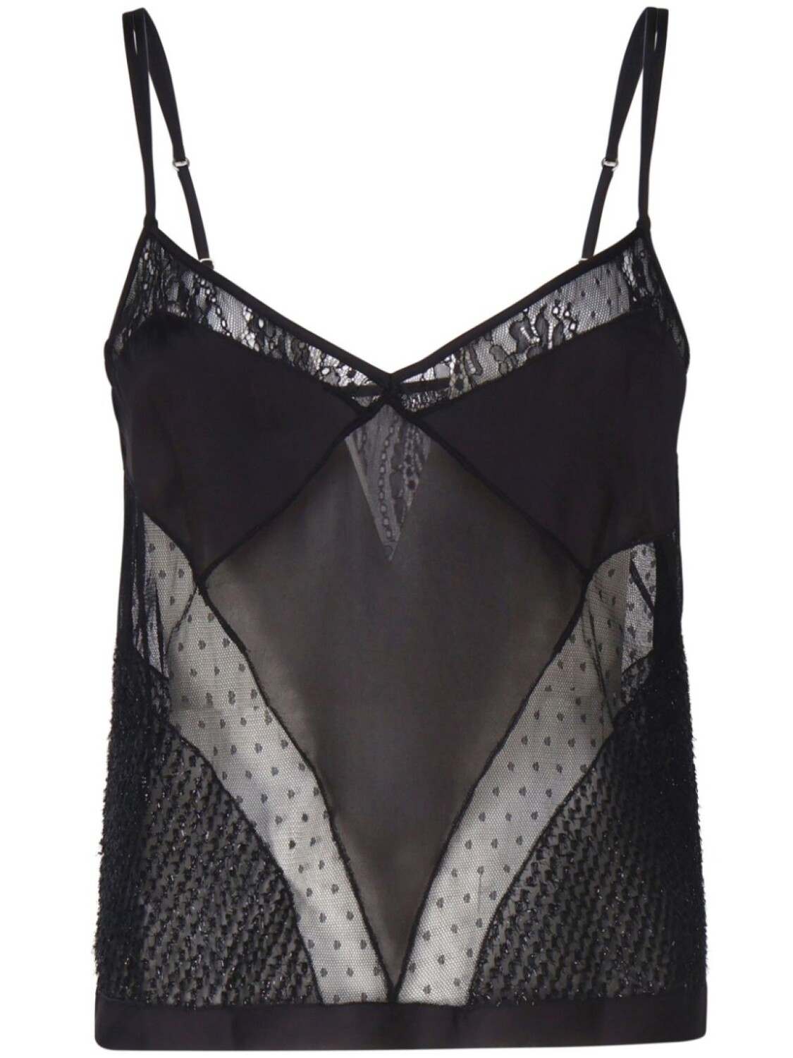 

PINKO лоскутное нижнее белье топ, черный