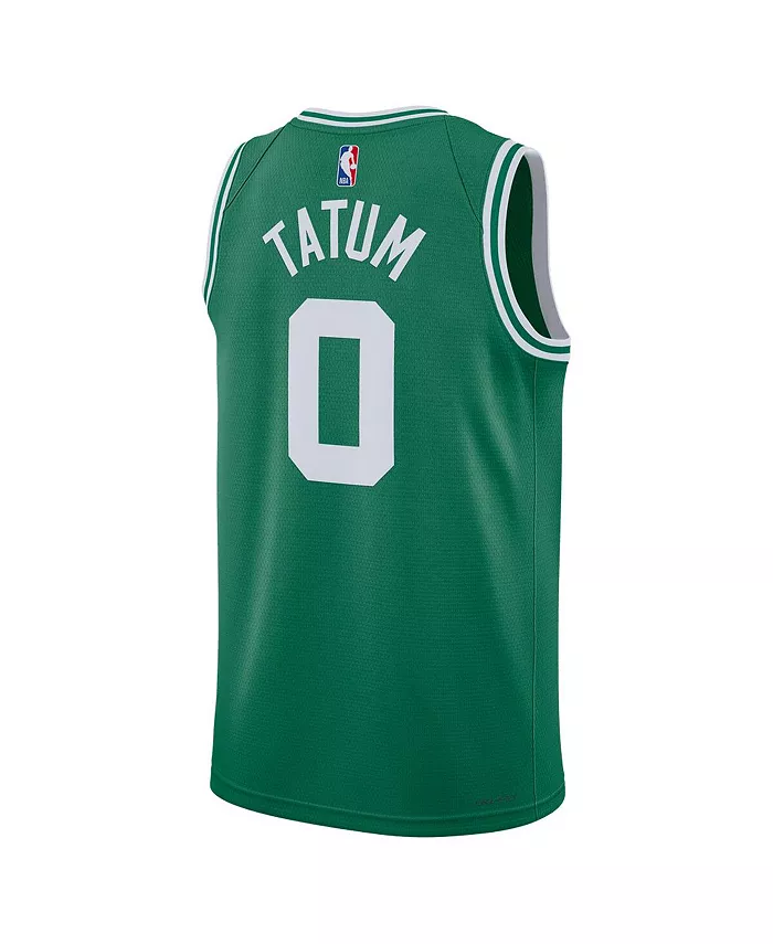 Мужская баскетбольная майка Jordan Jayson Tatum Boston Celtics Swingman Nike, зеленый — фото 3