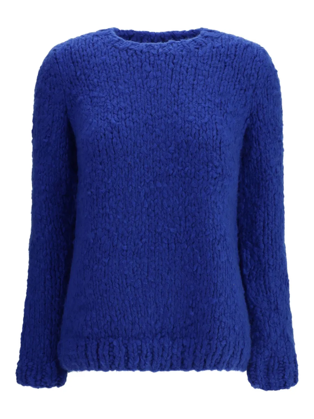 

Фактурный свитер с круглым вырезом Gabriela Hearst, синий
