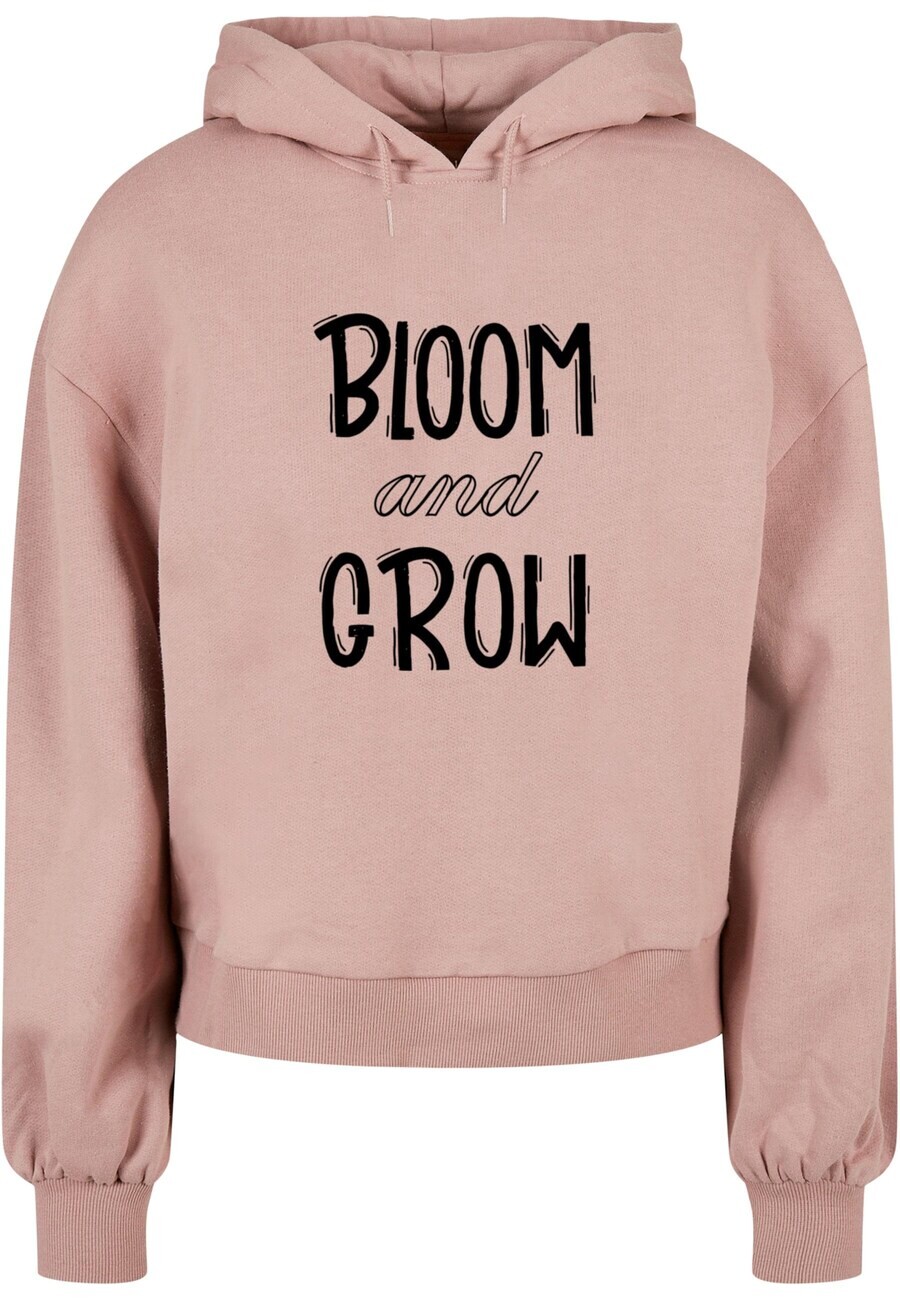 

Толстовка с капюшоном Merchcode Sweatshirt Spring - Bloom and grow, темно-розовый