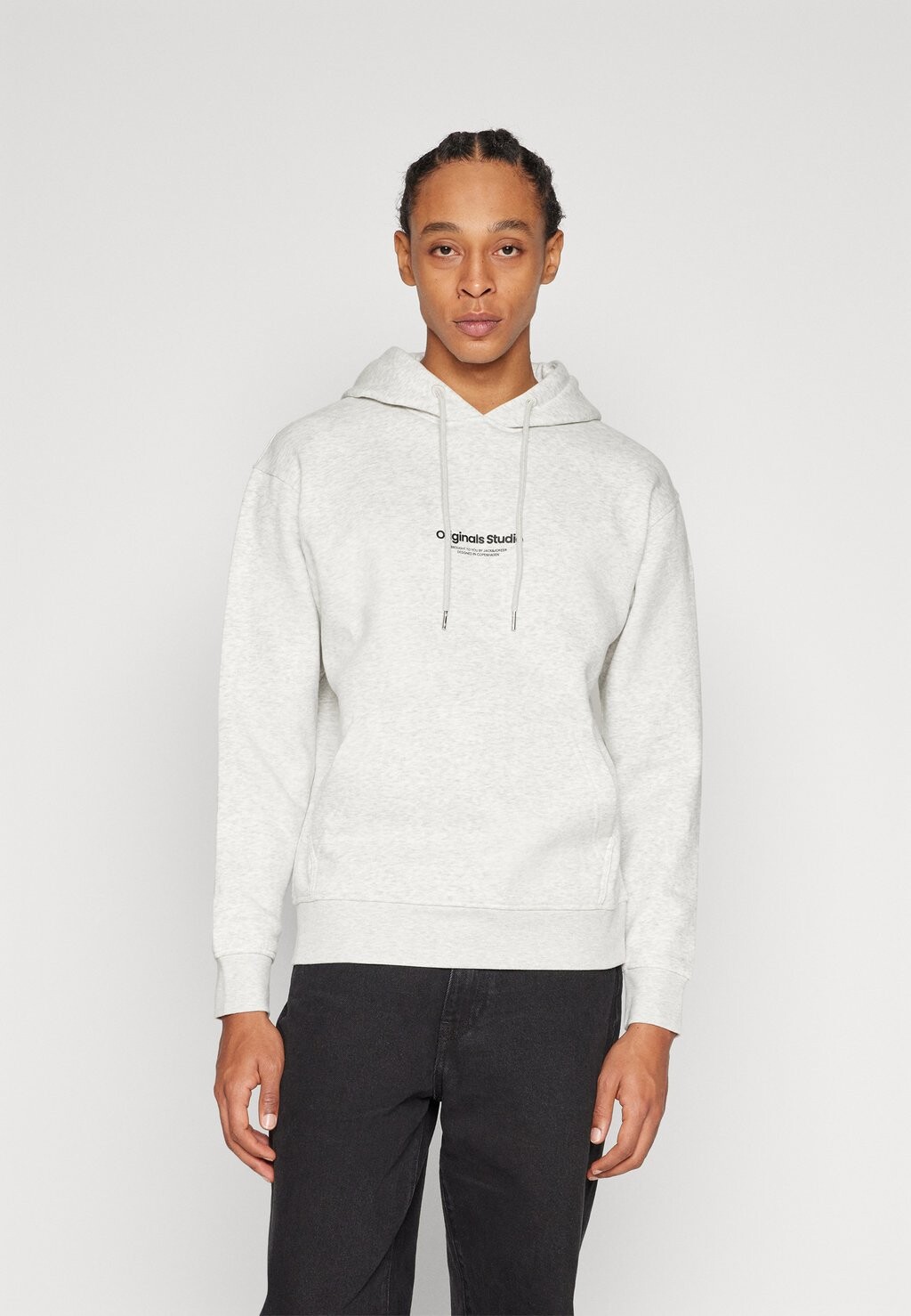 

Толстовка Jack & Jones JORVESTERBRO HOOD UNISEX, цвет white melange