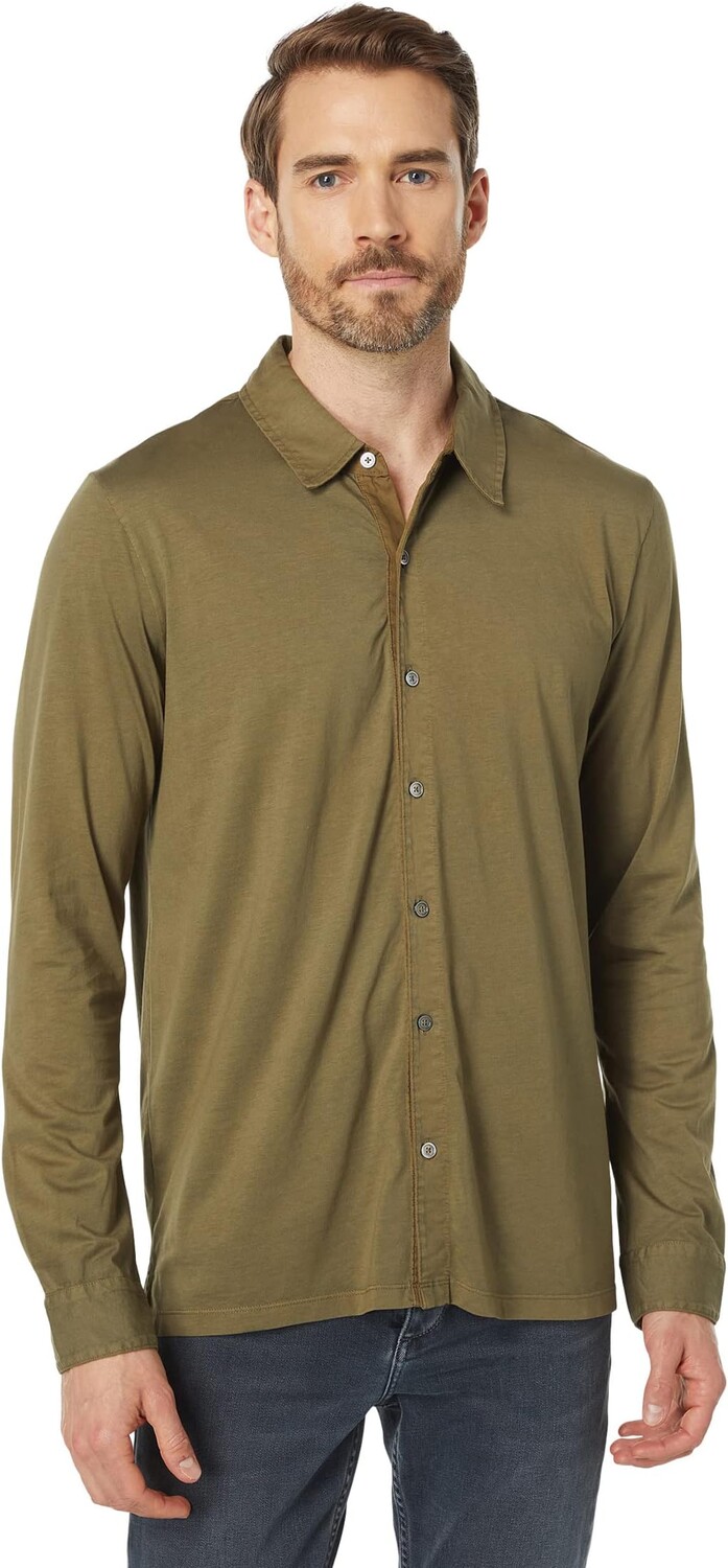 

Рубашка Mod-o-doc Super Fine Jersey Long Sleeve Button Front, цвет Abundant