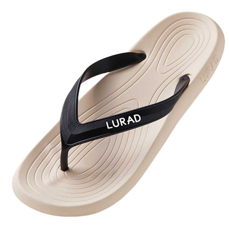 

Шлепанцы мужские Lurad, бежевый/черный
