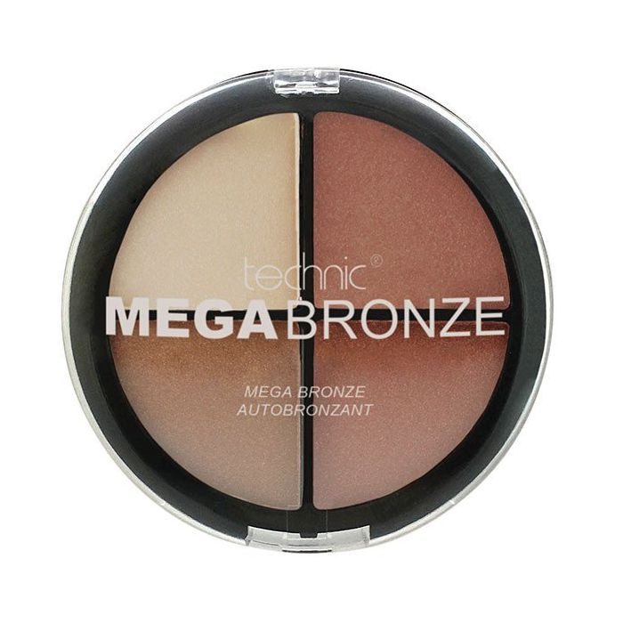 

Бронзер для лица Mega Bronze Quad de bronceadores Technic, Multicolor