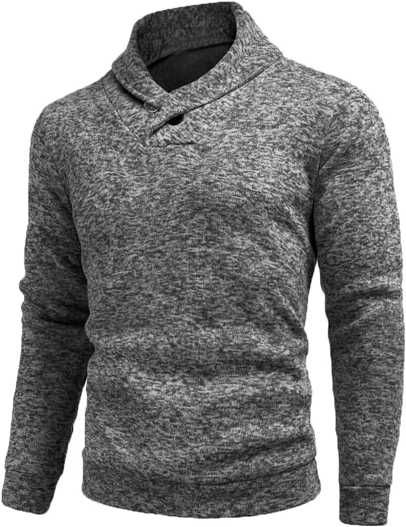 

Мужской водолазный свитер с длинным рукавом